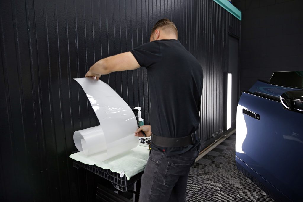 Having Paint Protection Film (PPF) installed 2 Having Paint Protection Film put on Tilburg
