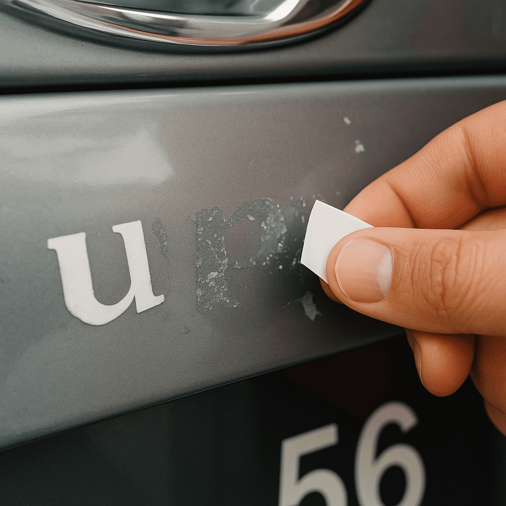 Auto ontstickeren 1 Ontstickeren